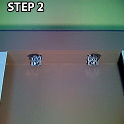 Skylight top bracket location